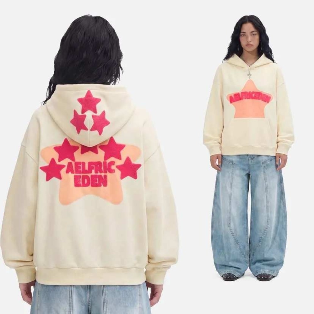 Aelfric Eden vintage Embroidery Eden Star Hoodie